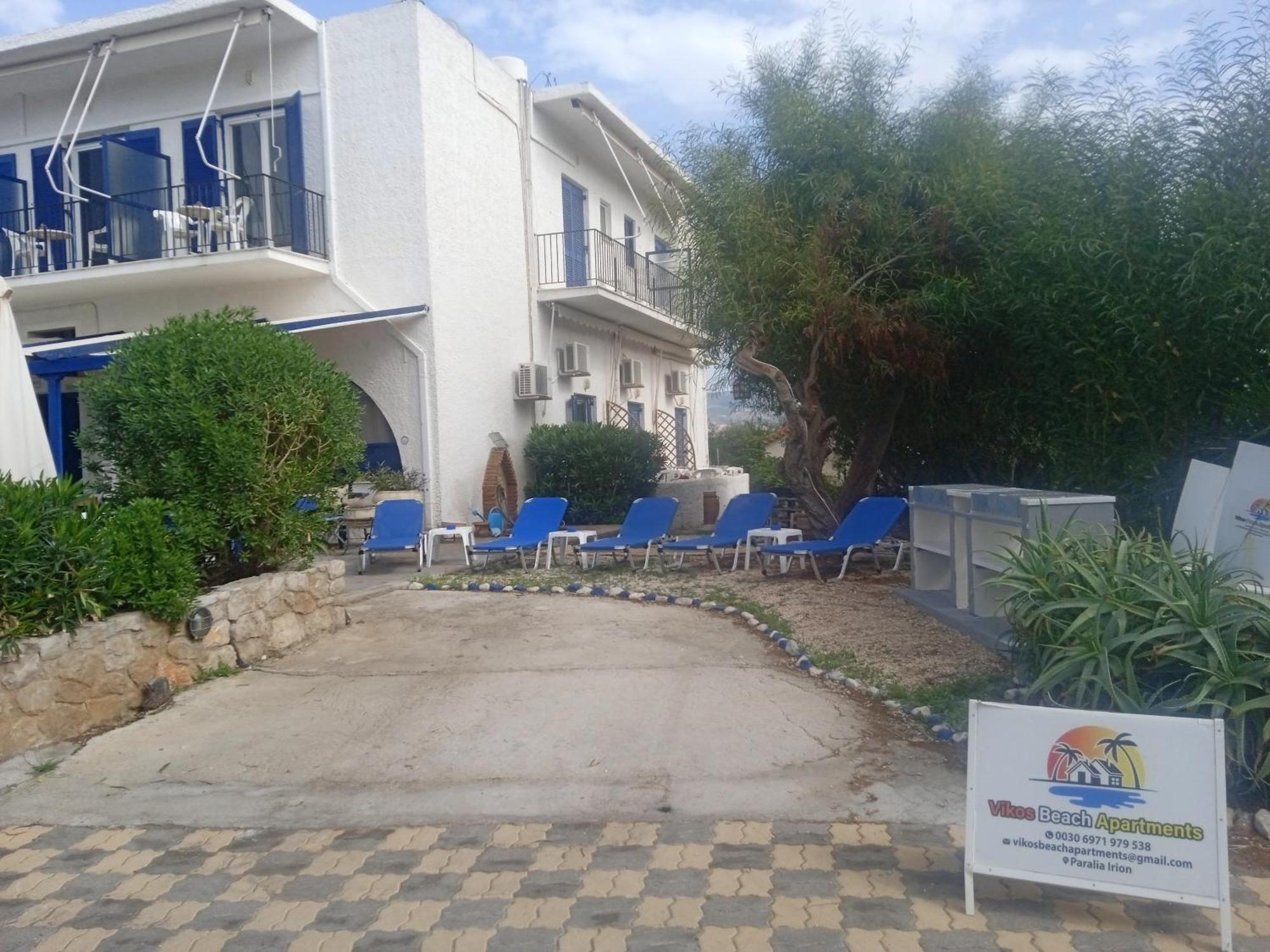 Vikos Beach Apartments Paralia Irion Экстерьер фото